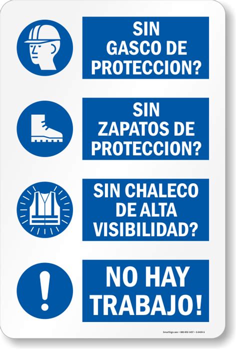 Spanish Safety Signs - MySafetySign.com