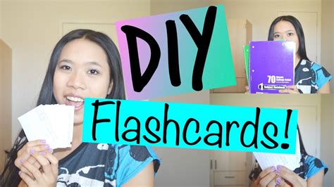 DIY Flashcards ♡ | lexyheartsbeauty - YouTube