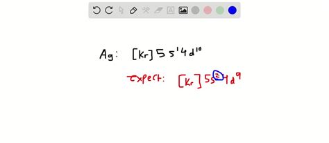 What is the correct electron configuration of silver? Why is this electron configuration ...