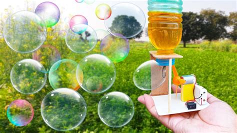 How To Make A Bubble Machine At Home | Amazing Bubble Maker Science Project | Bubble Machine DIY ...