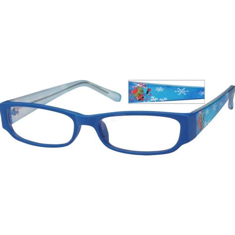 Blue Rectangle Glasses #267716 | Zenni Optical | Zenni, Zenni optical, Blue