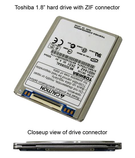 Can a 1.8" HDD from an iPod be used in a laptop that takes 1.8" drives ...