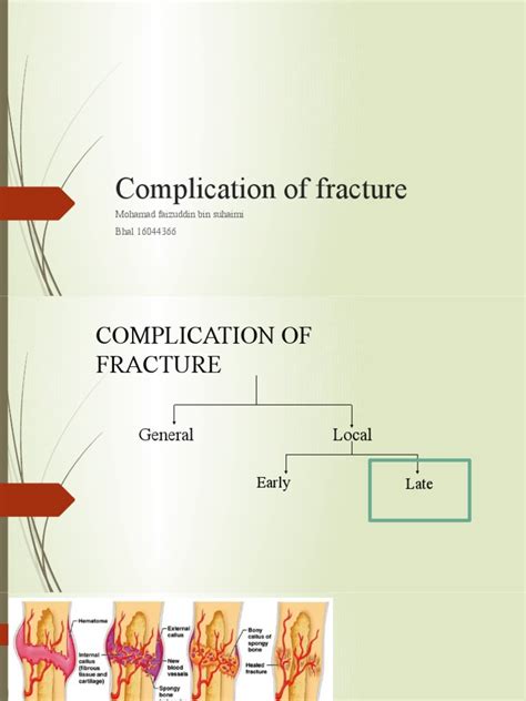 Complication of Fracture | PDF | Bone | Surgical Specialties