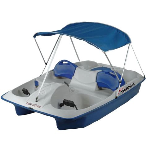 Sun Dolphin Sun Slider 5-Person Pedal Boat with Canopy-72141 - The Home ...