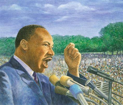 Martin Luther King Jr. Speech Painting by Robert Casilla