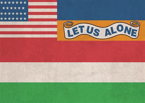 Let Us Alone Vintage State of Florida Flag Mixed Media by Design ...