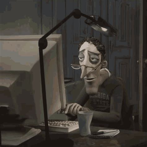 Dad Coraline GIF - Dad Coraline Work - Discover & Share GIFs