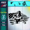 Welder Flag SVG Free, Welder with American Flag SVG