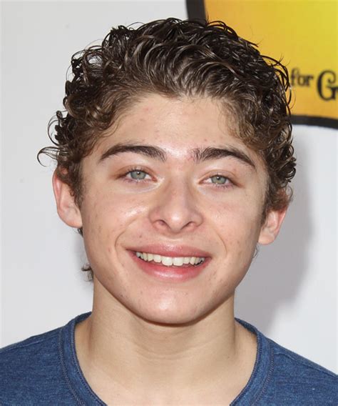 Ryan Ochoa Short Curly Brunette Hairstyle