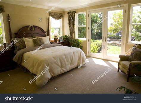 Bedroom With Garden View Stock Photo 5273173 : Shutterstock