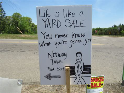 Creative Yard Sale Signs