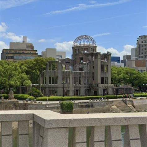 Hiroshima Atomic Bomb Dome - Ground Zero in Hiroshima, Japan (Google Maps)