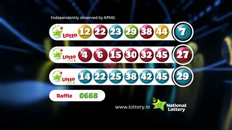 Irish Lotto results - Numbers in for Saturday April 4 €7.9m jackpot and ...