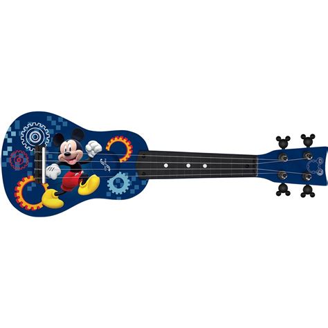 First Act Disney Mickey Mouse Mini Guitar MO390, Blue - Walmart.com ...