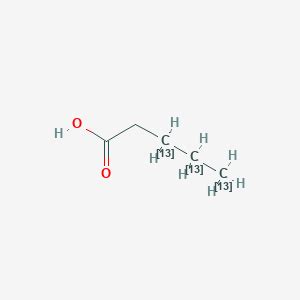 (3,4,5-13C3)pentanoic acid | C5H10O2 | CID 71309430 - PubChem