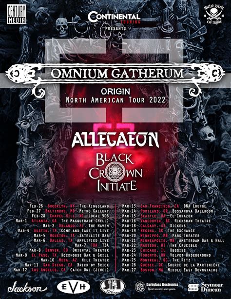 Konzert Omnium Gatherum - 08/03/2022 - Denver - The Oriental Theater ...