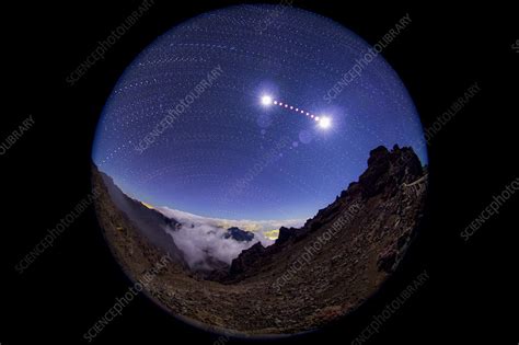 Total lunar eclipse, September 2015, time-lapse image - Stock Image - C045/0652 - Science Photo ...