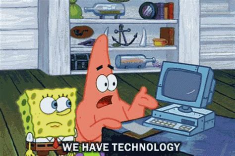 Spongebob Technology GIF - Spongebob Technology Patrick - Discover & Share GIFs