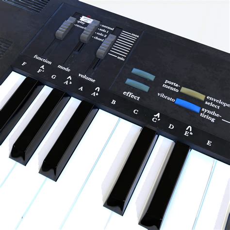 Synthesizer - 3D Model by Daniel Mikulik