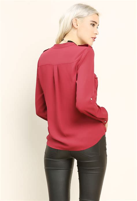 Flat Collar Blouse | Shop Old Blouse & Shirts at Papaya Clothing