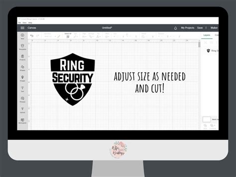 Ring Security Id Badge SVG File - Etsy