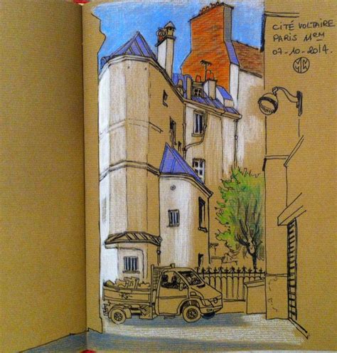 Urban Sketchers Paris: Paris 11e | Croquis urbain, Dessin art plastique ...