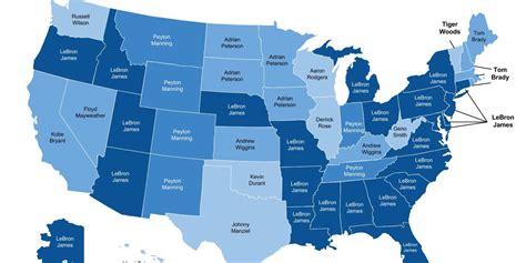 These Maps Will Tell You Which Athlete And Sport Your State Is Most ...