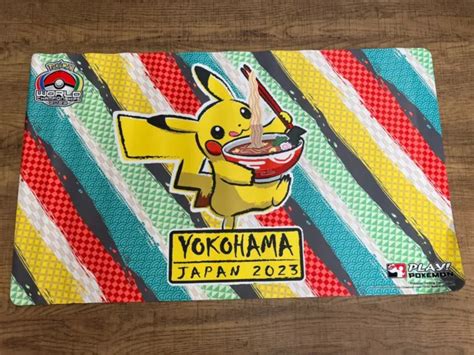 POKEMON CENTER WORLD Championship 2023 Yokohama Japan Exclusive Pikachu Playmat $37.00 - PicClick