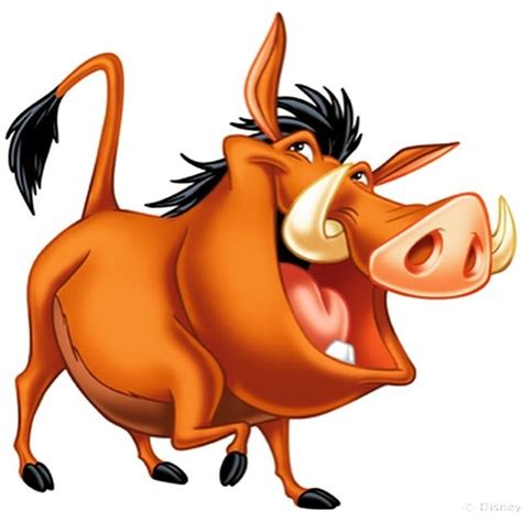 Lion King Characters Pumba