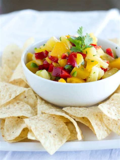 The BEST Pineapple Salsa Recipe - Oh Sweet Basil