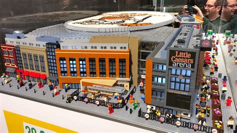 LEGO model of Little Caesars Arena unveiled