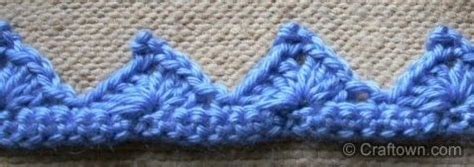 Picot Edging http://www.craftown.com/Picot-Edging.html *@* | Crochet picot edging, Crochet ...