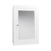Ronbow Neo-Classic 24" x 32" Solid Wood Framed Medicine Cabinet in White | Contemporary medicine ...