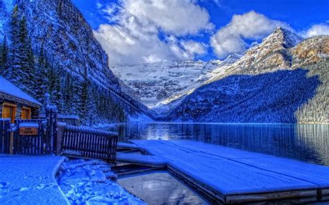 Download wallpapers Banff National Park, winter, Canadian landmarks ...