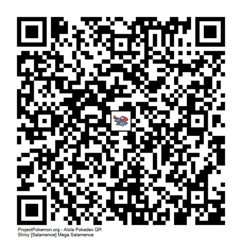 373 - Shiny [Salamence] Mega Salamence.png - Generation 7 - QR Codes - Project Pokemon Forums