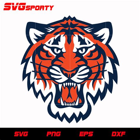 Detroit Tigers Mascot Logo svg, mlb svg, eps, dxf, png, digital file f ...