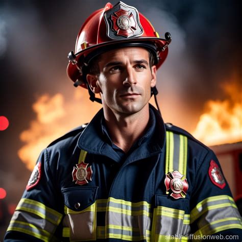 Epic French Firefighter Instructor | Stable Diffusion Online