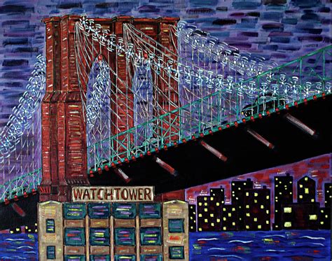 Brooklyn Bridge at Night Digital Art by Ivan Koota - Fine Art America