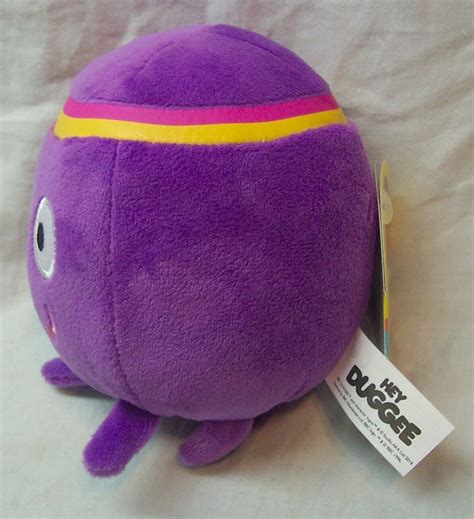 Hey Duggee CUTE SOFT PURPLE BETTY THE OCTOPUS 4" Stuffed Animal NEW - Gund