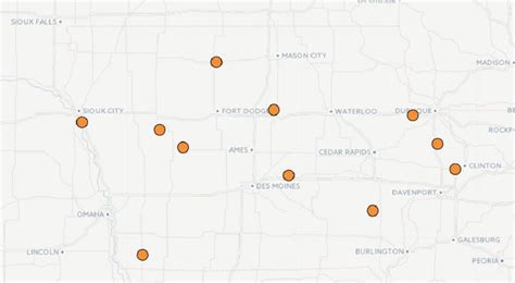 Map tool for Iowa ag bioscience infrastructure and more - Iowa Economic Development Authority