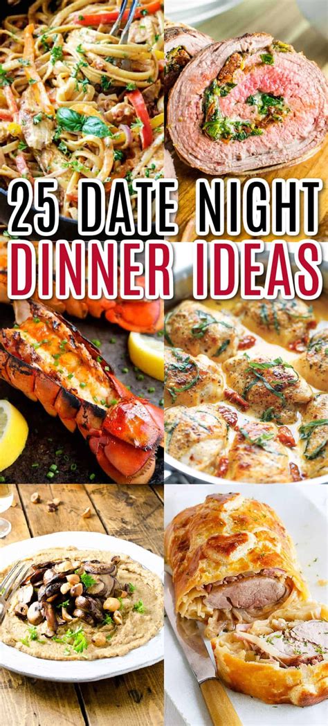 These 25 Date Night Dinner Ideas are just what you need for a fantastic ...