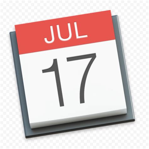 Calendar Apple iPhone Emoji Icon HD PNG | Citypng