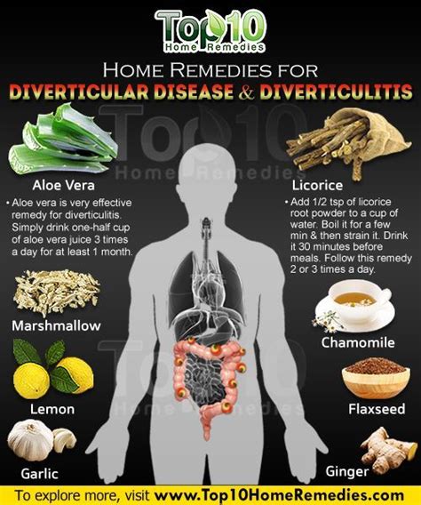 Home Remedies for Diverticular Disease and Diverticulitis Top 10 Home Remedies, Natural Health ...