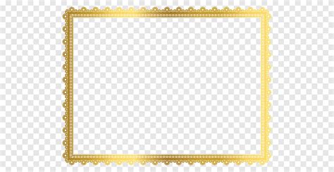 Brown border, Yellow Area Pattern, Gold Border Frame, rectangle ...