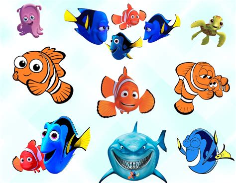 Printable Finding Nemo Characters - Printable Word Searches