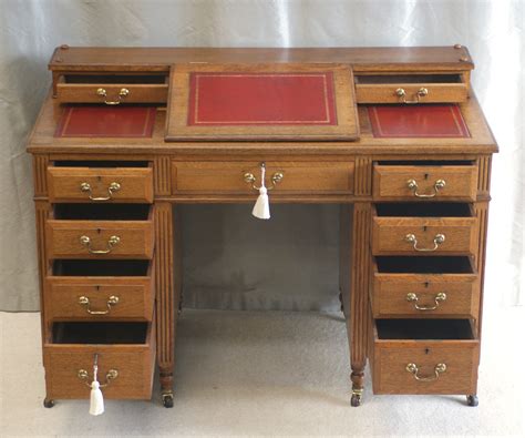 Antique Victorian Oak Dickens Desk Ref 4025 For Sale | Antiques.com | Classifieds