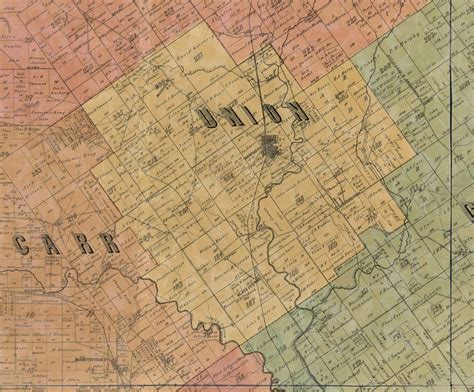 Clark County Indiana 1875 Old Wall Map Reprint With | Etsy