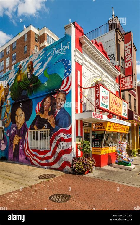 Ben's chili bowl mural hi-res stock photography and images - Alamy