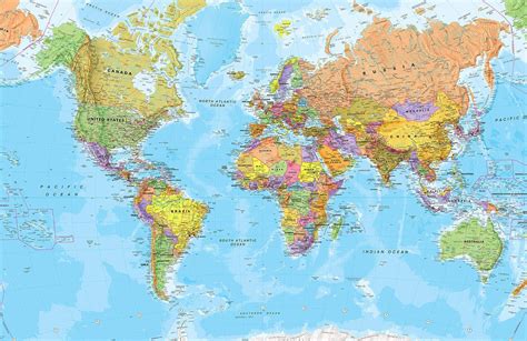 World Map Political - Map Of Counties Around London