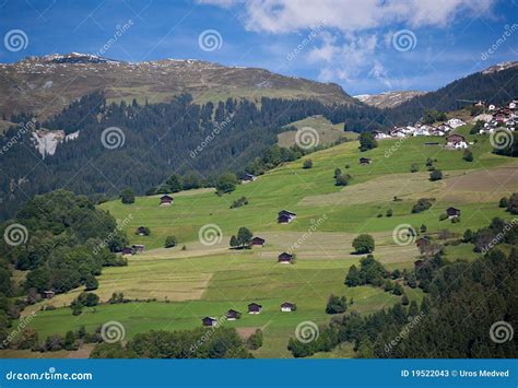 Alpine village stock image. Image of architecture, european - 19522043